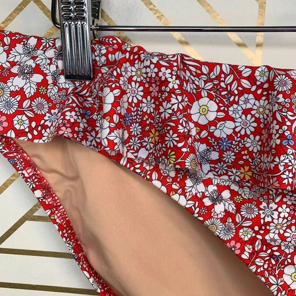 J. Crew Ruffle Surf Hipster Bikini‎ Liberty Floral